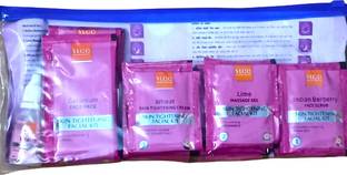 VLCC Skin Tightening Facial Kit (6 Facials) - 240g + 12ml | Tightens & Firms Skin