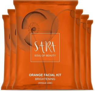 SARA Orange Facial Kit For Skin Cleansing & Brightening