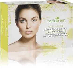 Herbal Tree Anti Acne & Pimple Control Facial Kit for Rejuvenates skin, Prevent Pimples & Wrinkles