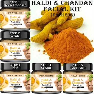 Pratibimb Ultimate Haldi and Chandan Facial Set for Beautiful Skin