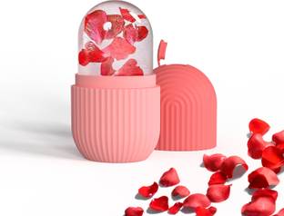 glossify Ice Roller For Face , Neck and Body | For Puffy Eyes, Acne, Pimple - Pink