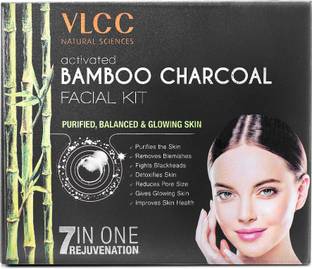 VLCC Activated Bamboo Charcoal Facial Kit - Balanced & Glowing Skin