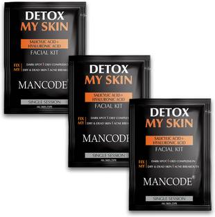MANCODE Detox My Skin Facial Kit Specially Formulated for men skin