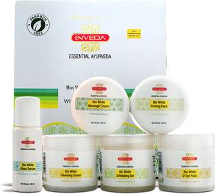 Inveda Bio White Facial Kit for Whitening & Tightening Face (550 ml)