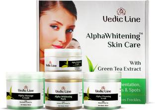 Vedic Line Alpha Whitening Facial Kit For Pigmented or Tanned Skin