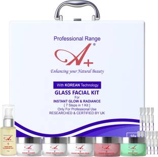A+ Korean Glass Facial Kit , Suitable For All Types of Skin, Korean Technology