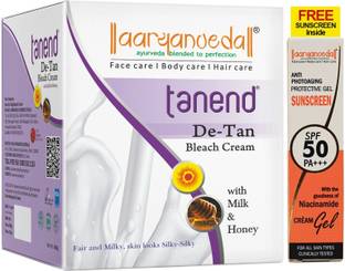 Aaryanveda Tanend Bleach Cream For Tan Removal For Men & Women