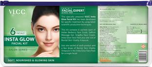 VLCC SALON SERIES INSTA GLOW FACIAL KIT ((240GM + 12ML)