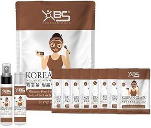 xbs professional Korean Glass Facial Infused with Retinol Uneven Skin Tone Soften Fine Line