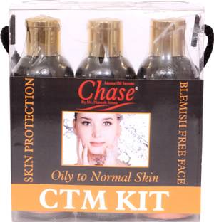 Chase CTM Facial Kit for Oily Skin for maximum Skin Protection and Pigmentation
