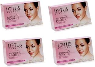 LOTUS Herbals Radiant Pearl Cellular Lightening Facial Kit ( Pack of 4 )