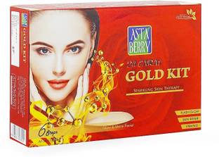 ASTABERRY Gold Facial Kit 6 Steps 570ml