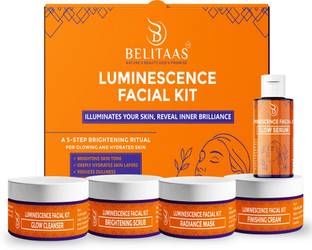 Belitaas Luminescence Facial Kit For Glowing and Hydration, Natural Ingredients-Multi Use