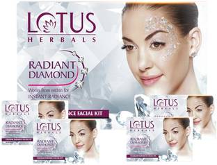 LOTUS Radiant Diamond Cellular Radiance Facial Kit (( 37g*4 ))
