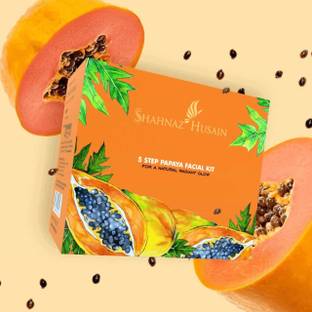 Shahnaz Husain 5 Step Papaya Facial Kit | Natural Radiant Glow |