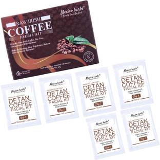 Mexico herbs Coffee DETAN HYDRA Facial Kit - 6 Step Skin Energizing Formula for Instant Glow