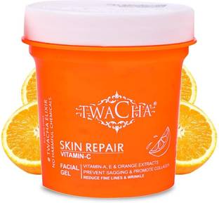 TWACHA VitaminC Facial Gel with Orange Extracts | Reduce Wrinkles & Fine Lines