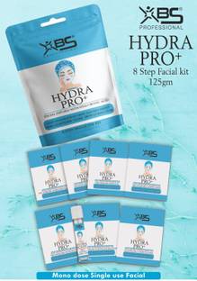 Xbs Hydra pro+ facial infused with hyaluronic acid 8 steps facial kit