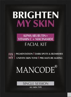 MANCODE Brighten My Skin Facial Kit for men, 58gm