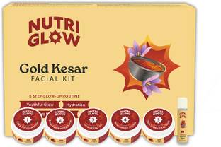 NutriGlow Gold Keshar Facial Kit Instant Radian Shine & Youthful Glow