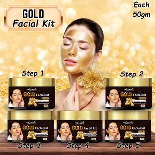 Phillauri Gold Facial Kit - For Instant Fairness & Glowing Skin, Face Pack