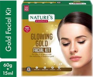 Nature's essence Glowing Gold Facial Kit g-lock 75gm+ (5 x 15 g)