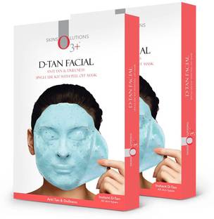 O3+ D-Tan Facial Single Dose Kit For Tan Removal & Brightness, Tanned & Dull skin