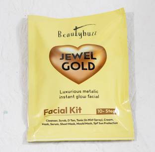Beautybuzz JEWEL GOLD Facial Kit 10-Step
