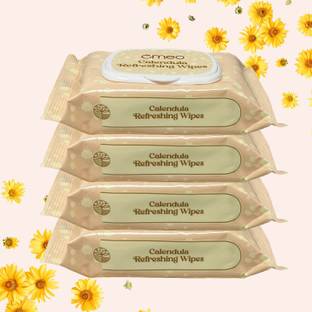 Omeo Calendula Refreshing Wipes - 25N (Pack of 4)