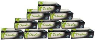 OSSDEN Facial Tissue, Face Tissue 2 Ply 200 Sheet Per Box Pack of 10 Color Black