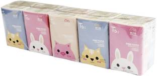 ZQBIEE Tissue Paper (3 Ply, 8 Pulls Per Pack) 100% Skin-safe Tissue Paper Car, Office