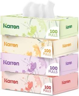 KARRON 2 Ply Facial Tissue Box - 100 Pulls