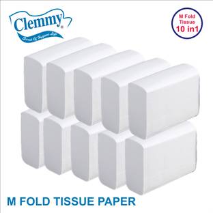 Clemmy ultra soft M fold tissue paper for home, office