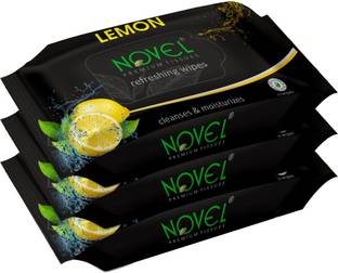 NOVEL Refreshing Wet Wipes (Lemon Fragnance)