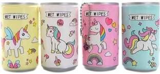 Qul.w Wet Wipes WW126 Tissue Can For Women Face Cleansing(1 Can Contains 30 Tissue)