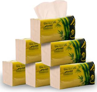 ZQBIEE Skin safe Tissue for Car, Washroom, Office Car Natural bamboo tissue paper