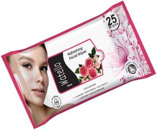 WATELLO Wet Facial Wipes Face cleaning tissues