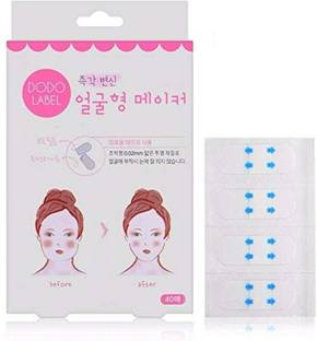 EarthlyProducts 40 Pcs/Set Invisible Thin Face Stickers Fast Lifting Facial Line Wrinkle V-Shape