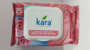 KARA rose water wipes
