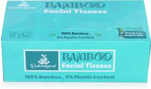 AshNatural 2 Ply Ultra Soft Facial Tissues -100 Pulls