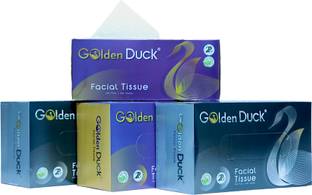 Golden Duck Premium Facial Tissue Box 200 Pulls 2 Ply - Ultra Soft