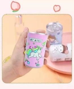 Fleeto Mini Portable Wet Wipes Tissue Can for Cleaning Face Body