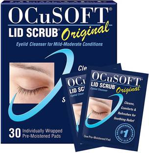 OCuSOFT Lid Scrub, Pre-Moistened Pads, Original Formula 30 Count Pad