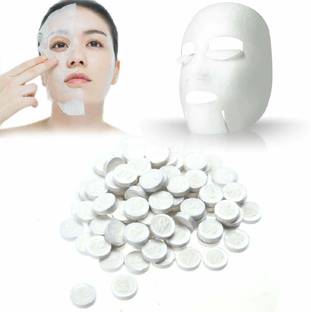 viewtik Facial Lotion Tissue Paper Diy Home Spa Coin Face Mask Sheet