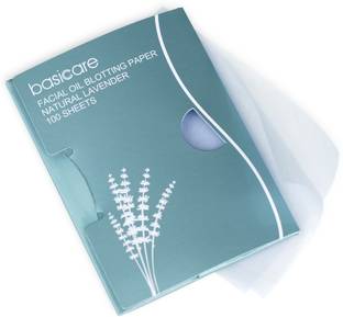 Basicare Natural facial oil blotting paper, 100 sheets (100 Tissues)