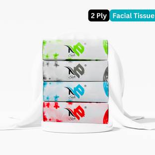 NE Soft 2 Ply Ultra Soft (OBA Free) Facial Tissue 100 Pulls Per Box (Pack of 4)