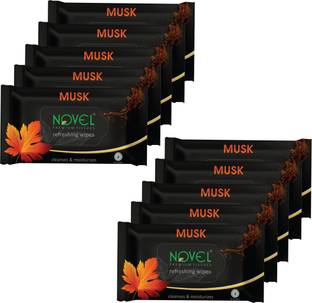 NOVEL Refreshing Wet Wipes(Musk Fragrance)