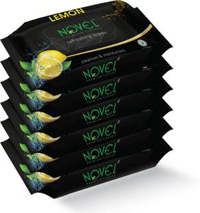 NOVEL Refreshing Wet Wipes (Lemon Fragnance)