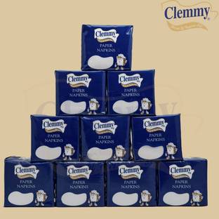 Clemmy super absorbent paper napkins for travel, car, home, office