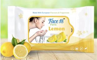 Domina Face18 Wet Tissue Lemon (25 Tissues)